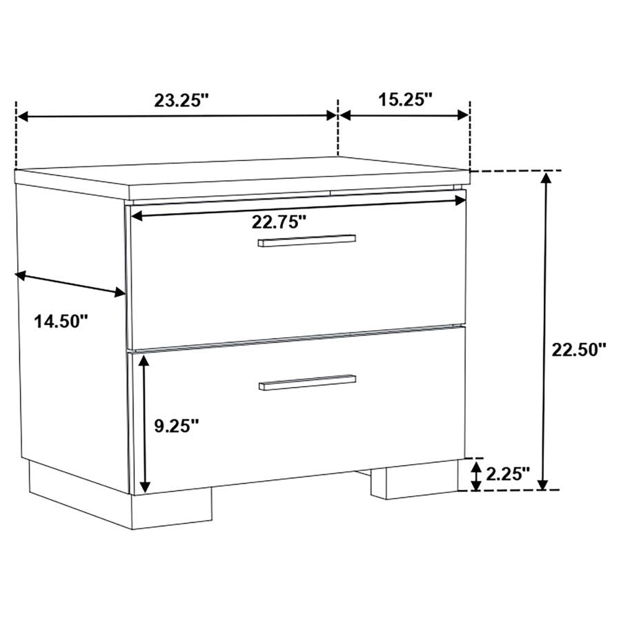 Felicity White Queen Bed 4 Pc Set - MyWaynesHome #