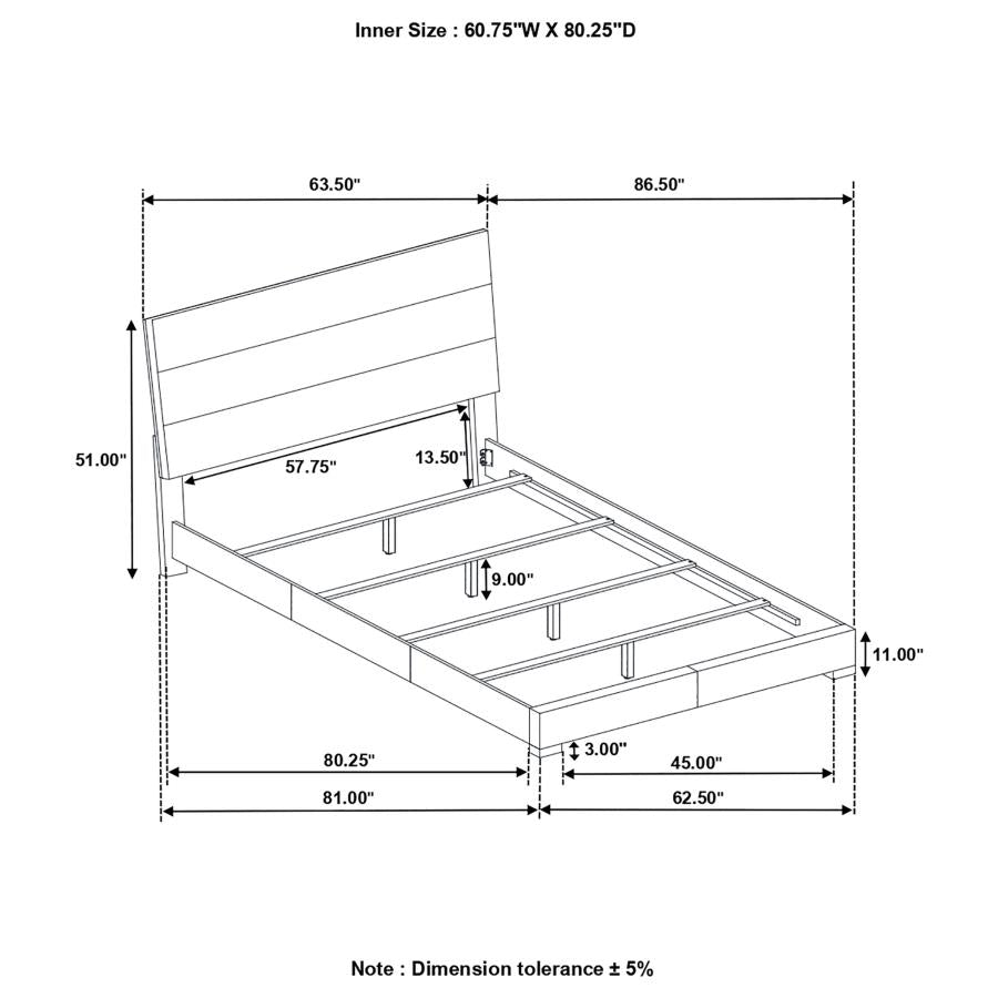 Felicity White Queen Bed - MyWaynesHome #
