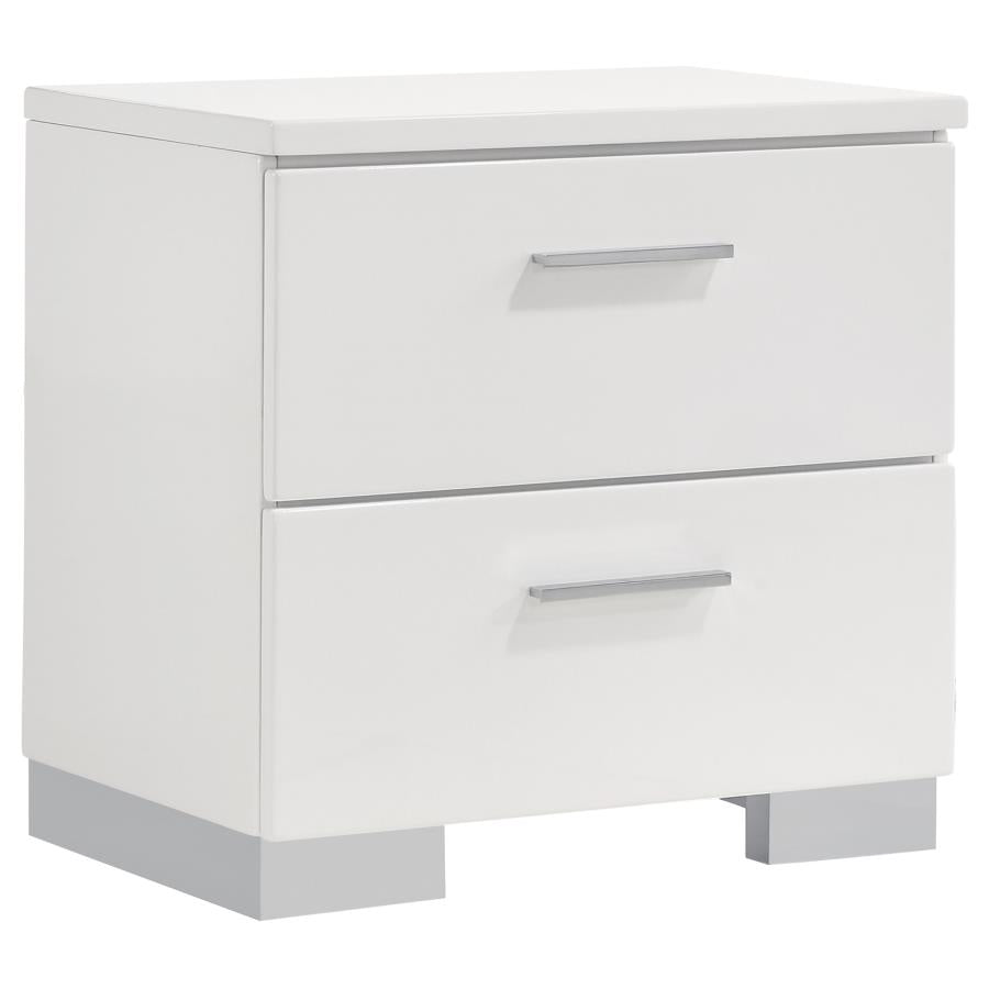 Felicity White Nightstand - MyWaynesHome #