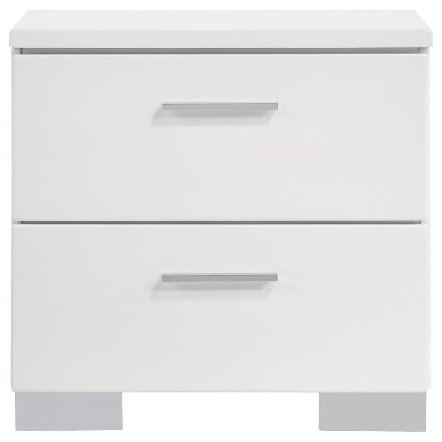 Felicity White Nightstand - MyWaynesHome #