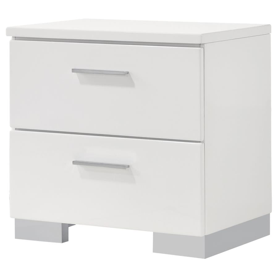 Felicity White Nightstand - MyWaynesHome #