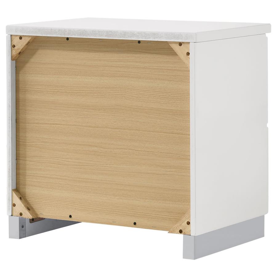 Felicity White Nightstand - MyWaynesHome #