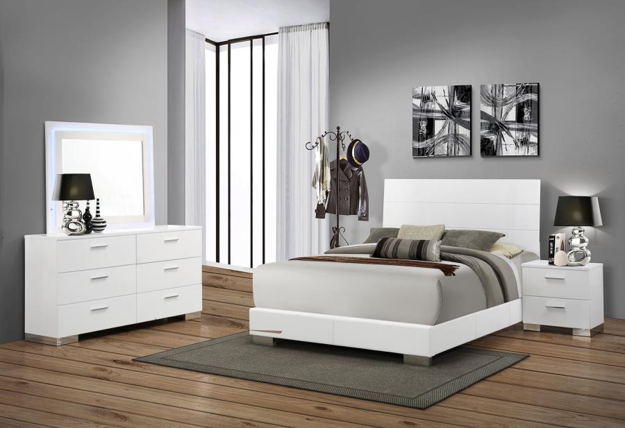 Felicity White Dresser Mirror - MyWaynesHome #