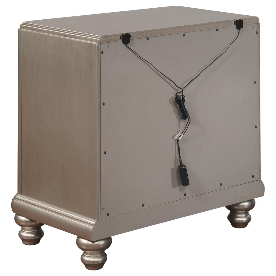 Bling Game Silver Eastern King Bed 5 Pc Set - MyWaynesHome #