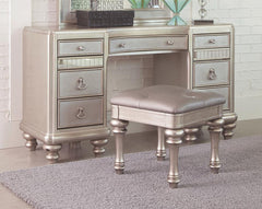 Bling Game Silver Vanity Table - MyWaynesHome #