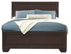 Kauffman Brown Queen Bed 5 Pc Set - MyWaynesHome #