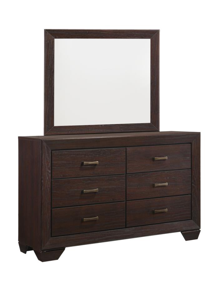 Kauffman Brown Dresser Mirror - MyWaynesHome #
