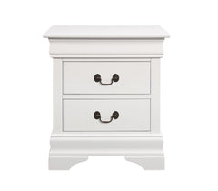 Louis Philippe White Nightstand - MyWaynesHome #