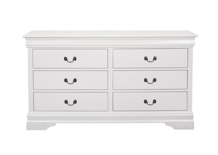 Louis Philippe White Dresser - MyWaynesHome #