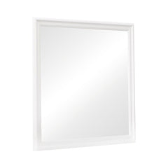 Louis Philippe White Dresser Mirror - MyWaynesHome #