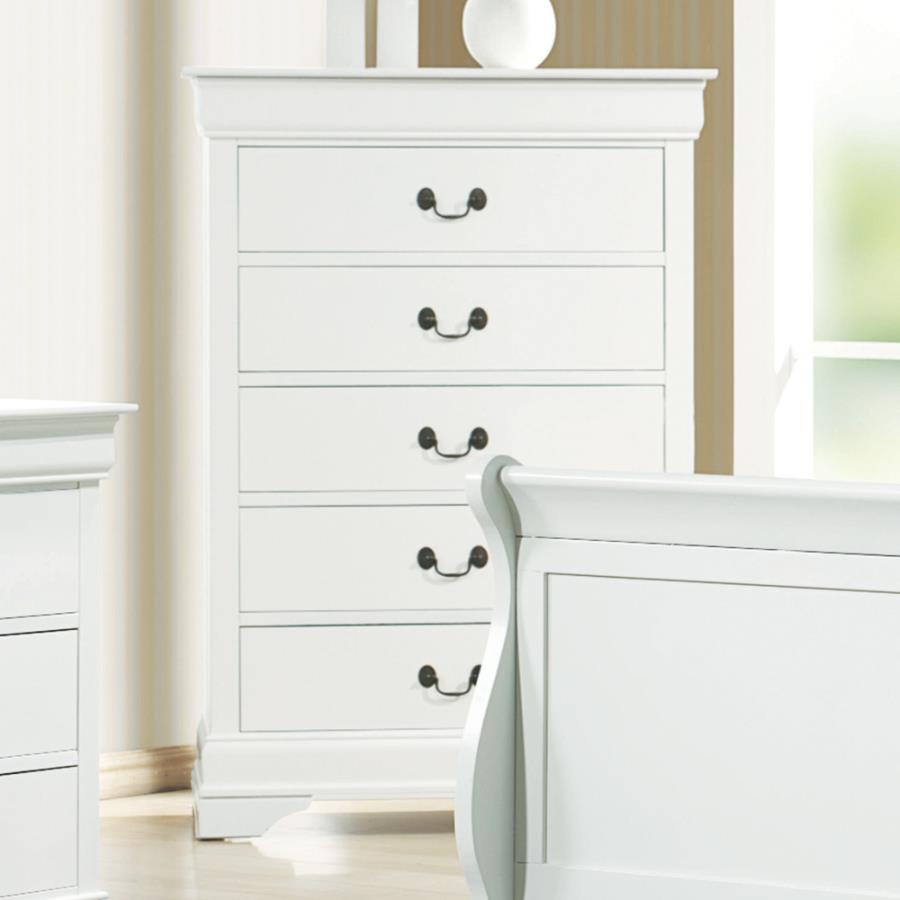 Louis Philippe White Chest - MyWaynesHome #