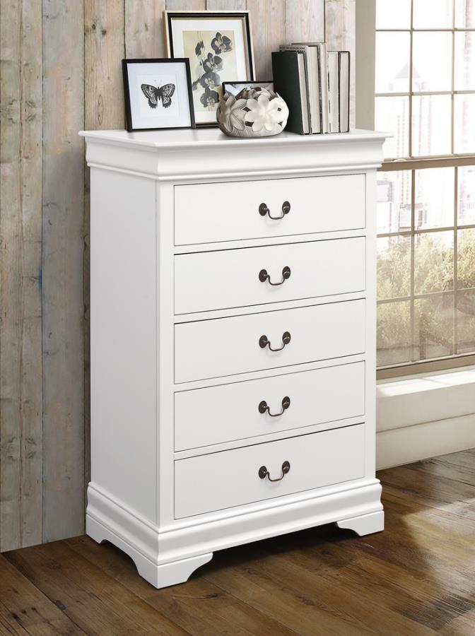 Louis Philippe White Chest - MyWaynesHome #
