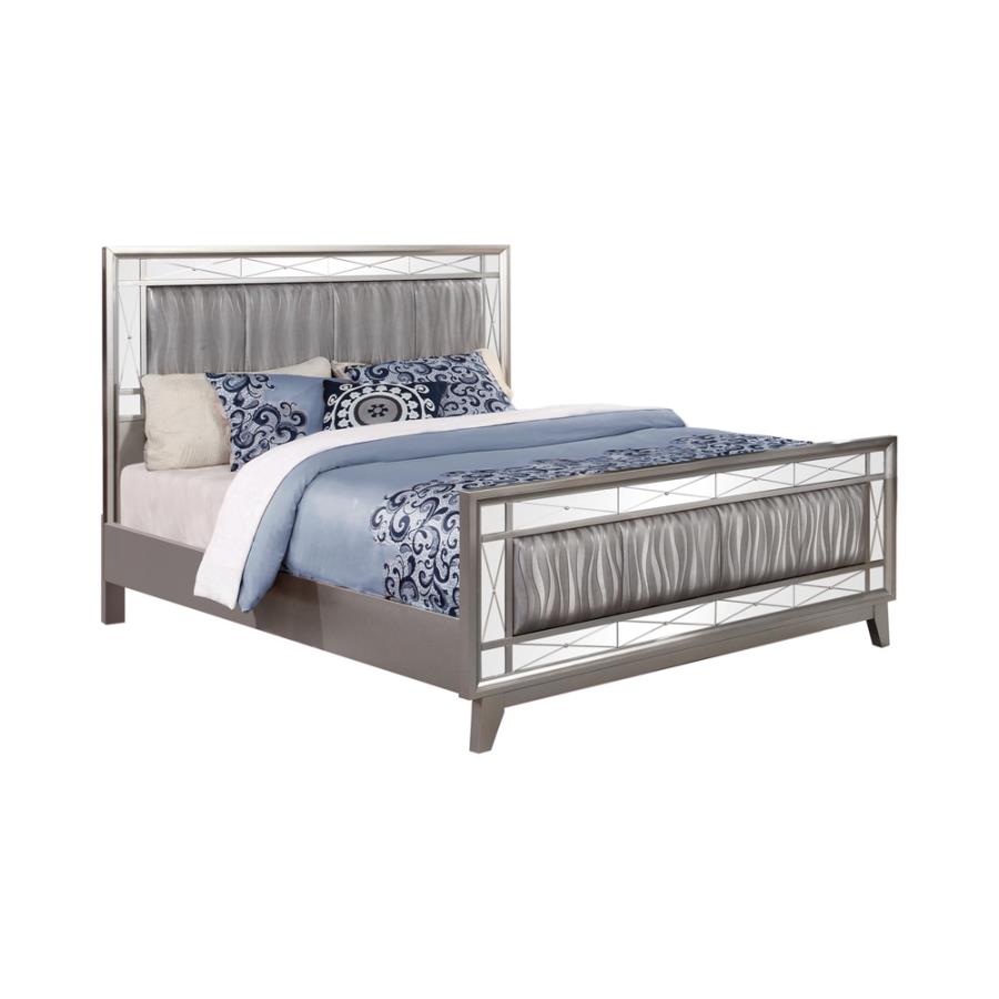 Leighton Silver Full Bed - MyWaynesHome #