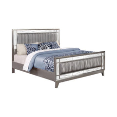 Leighton Silver Eastern King Bed - MyWaynesHome #