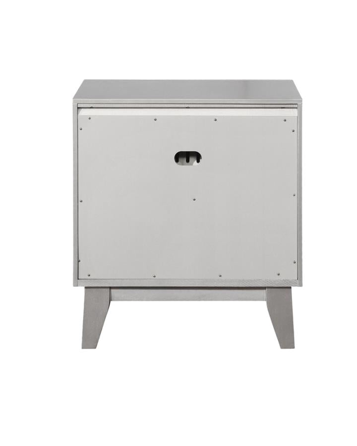 Leighton Silver Nightstand - MyWaynesHome #