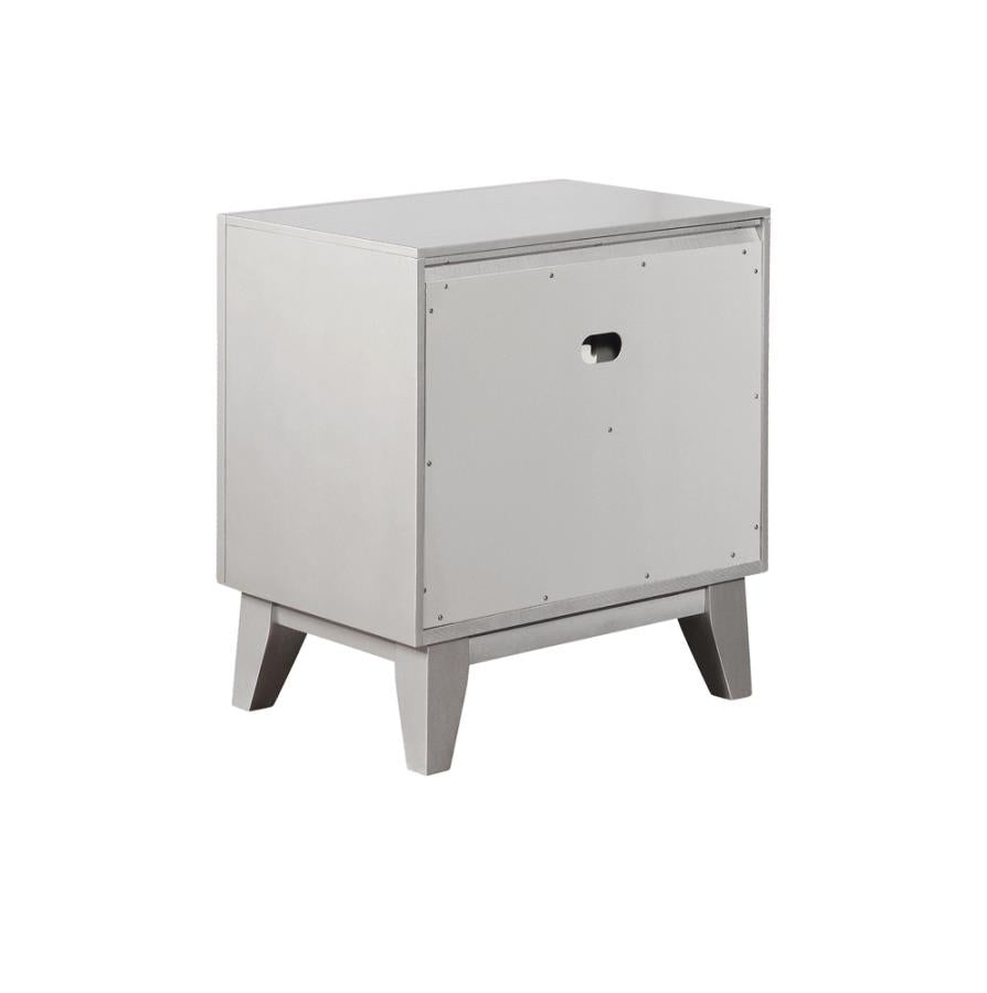 Leighton Silver Nightstand - MyWaynesHome #