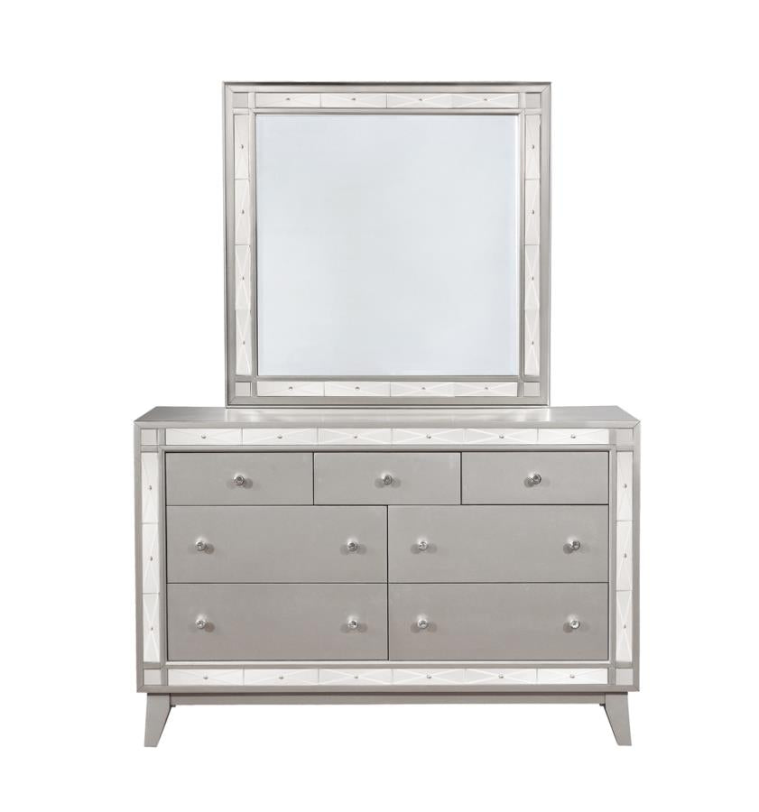 Leighton Silver Dresser Mirror - MyWaynesHome #