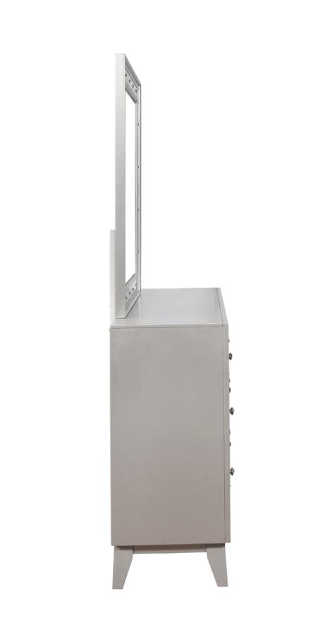 Leighton Silver Dresser Mirror - MyWaynesHome #