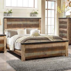 Sembene Brown Eastern King Bed - MyWaynesHome #