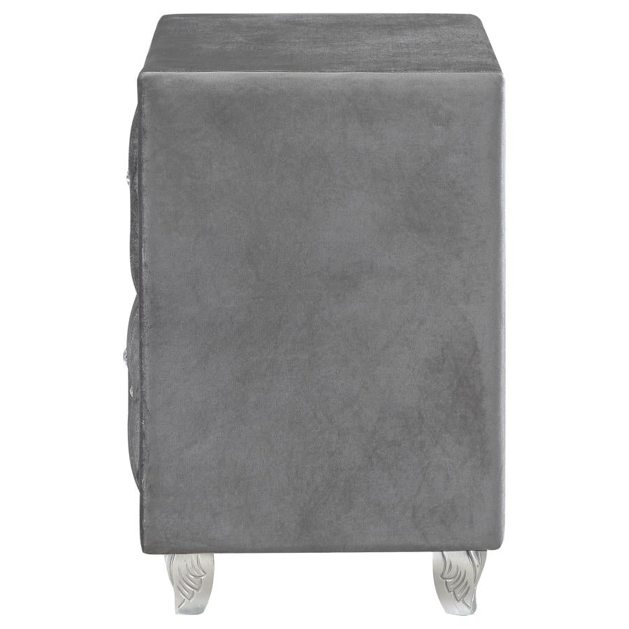 Deanna Grey Nightstand - MyWaynesHome #