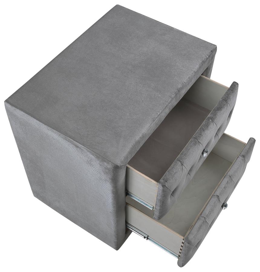 Deanna Grey Nightstand - MyWaynesHome #