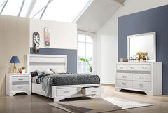 Miranda White Full Bed 4 Pc Set - MyWaynesHome #