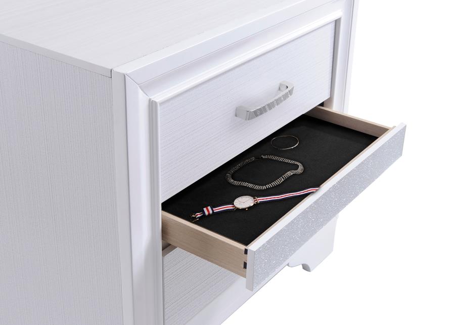 Miranda 4-piece Full Storage Bedroom Set White Miranda 4-piece Full Storage Bedroom Set White