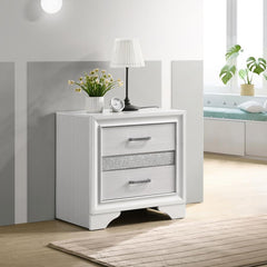 Miranda White Nightstand - MyWaynesHome #