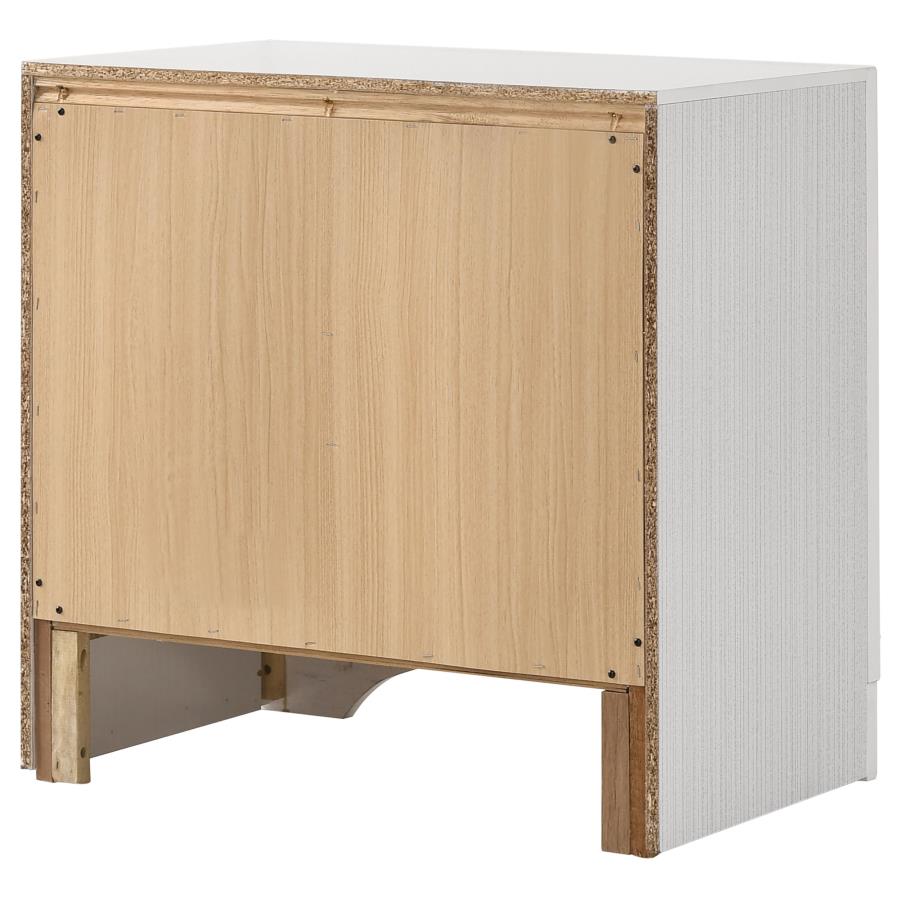 Miranda White Nightstand - MyWaynesHome #