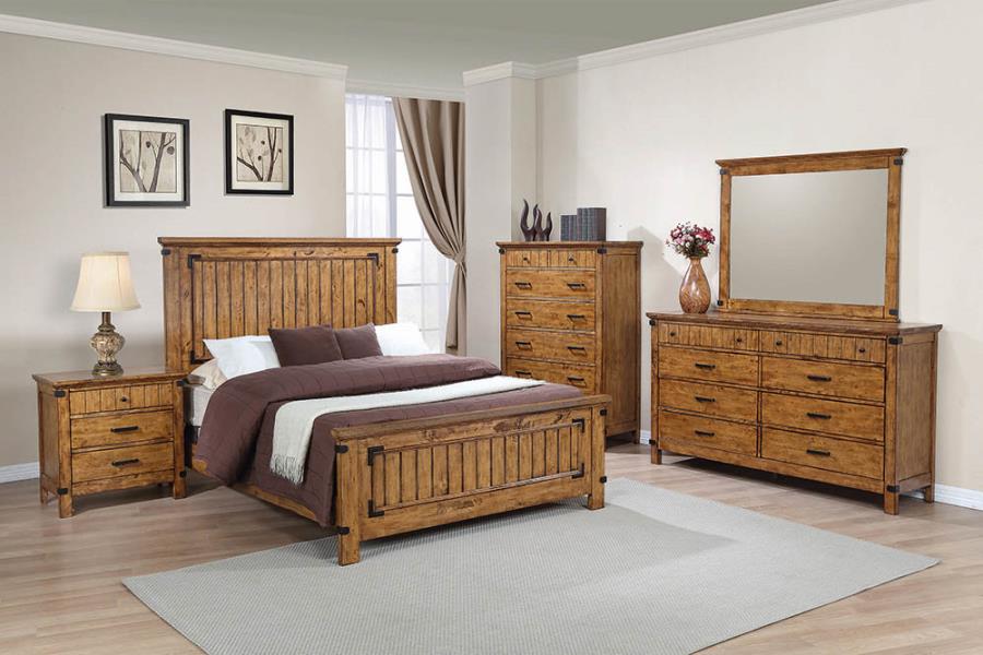 Brenner Brown Queen Bed - MyWaynesHome #