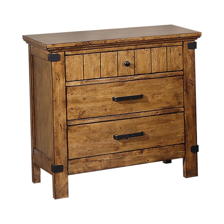 Brenner Brown Nightstand - MyWaynesHome #