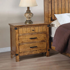 Brenner Brown Nightstand - MyWaynesHome #