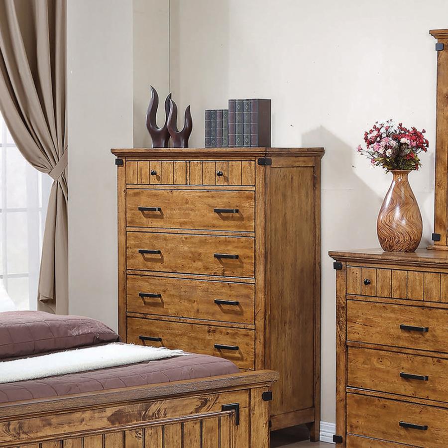 Brenner Brown Chest - MyWaynesHome #