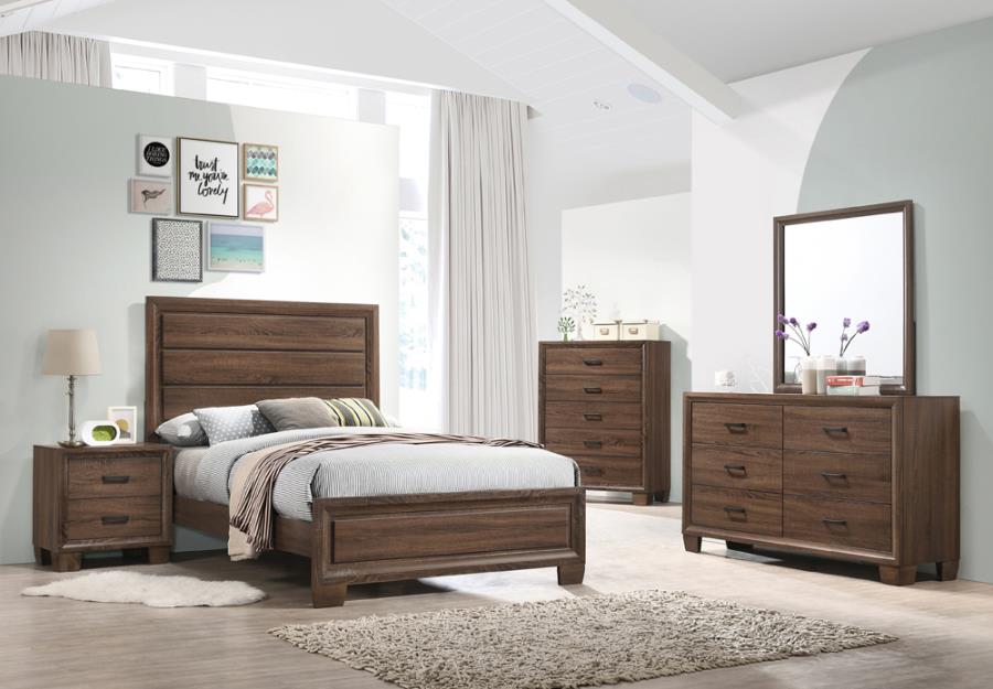 Brandon Brown Full Bed 4 Pc Set - MyWaynesHome #