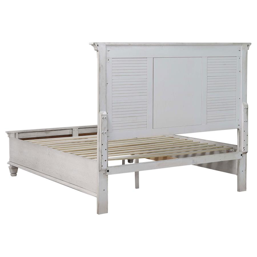Franco Ivory Eastern King Storage Bed - MyWaynesHome #