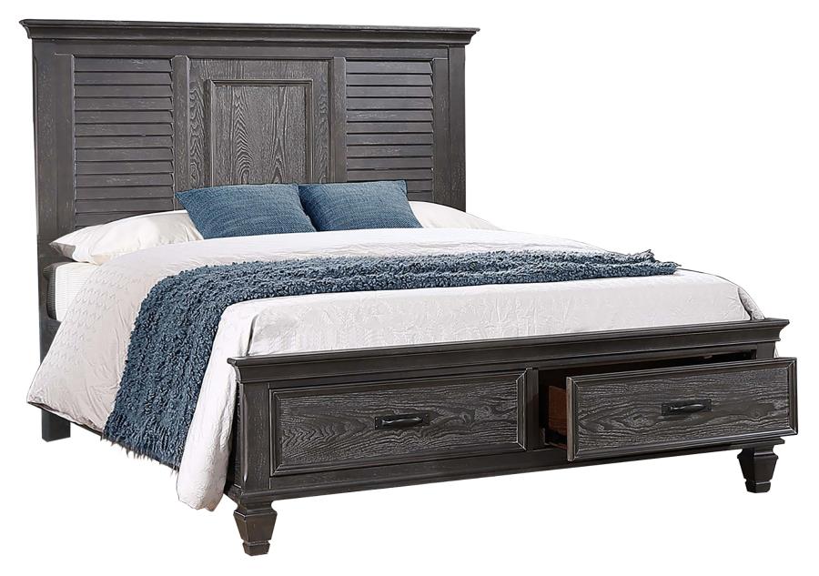 Franco Grey Queen Bed 5 Pc Set - MyWaynesHome #