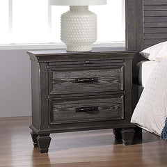 Franco Grey Nightstand - MyWaynesHome #