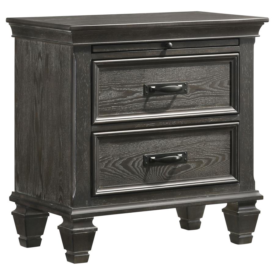 Franco Grey Nightstand - MyWaynesHome #