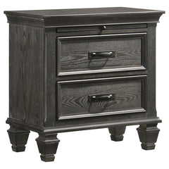 Franco Grey Nightstand - MyWaynesHome #