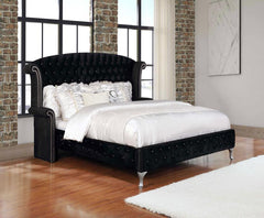 Deanna Black Queen Bed - MyWaynesHome #