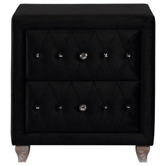 Deanna Black Nightstand - MyWaynesHome #