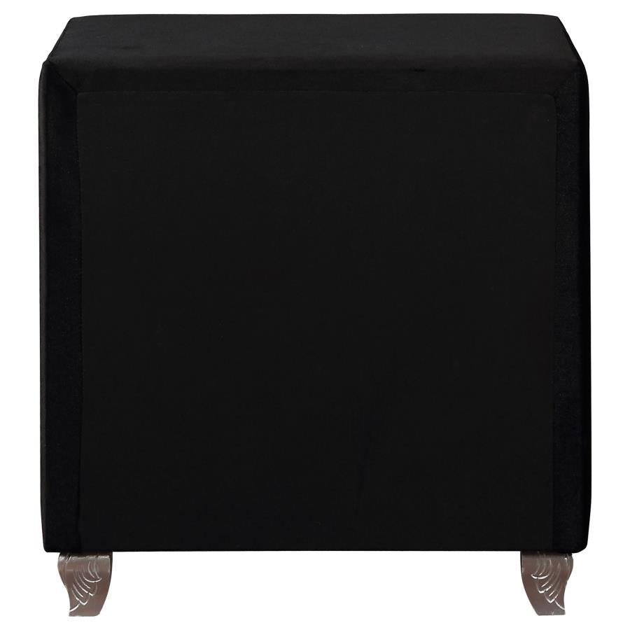 Deanna Black Nightstand - MyWaynesHome #