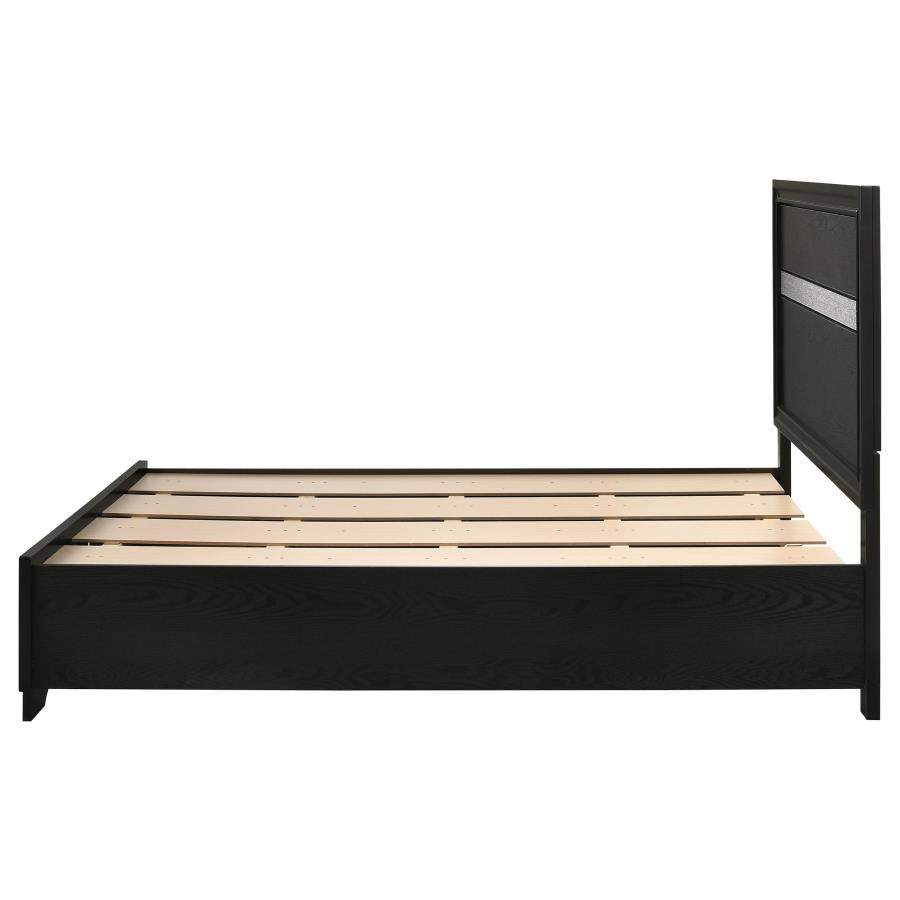 Miranda Black Full Storage Bed - MyWaynesHome #