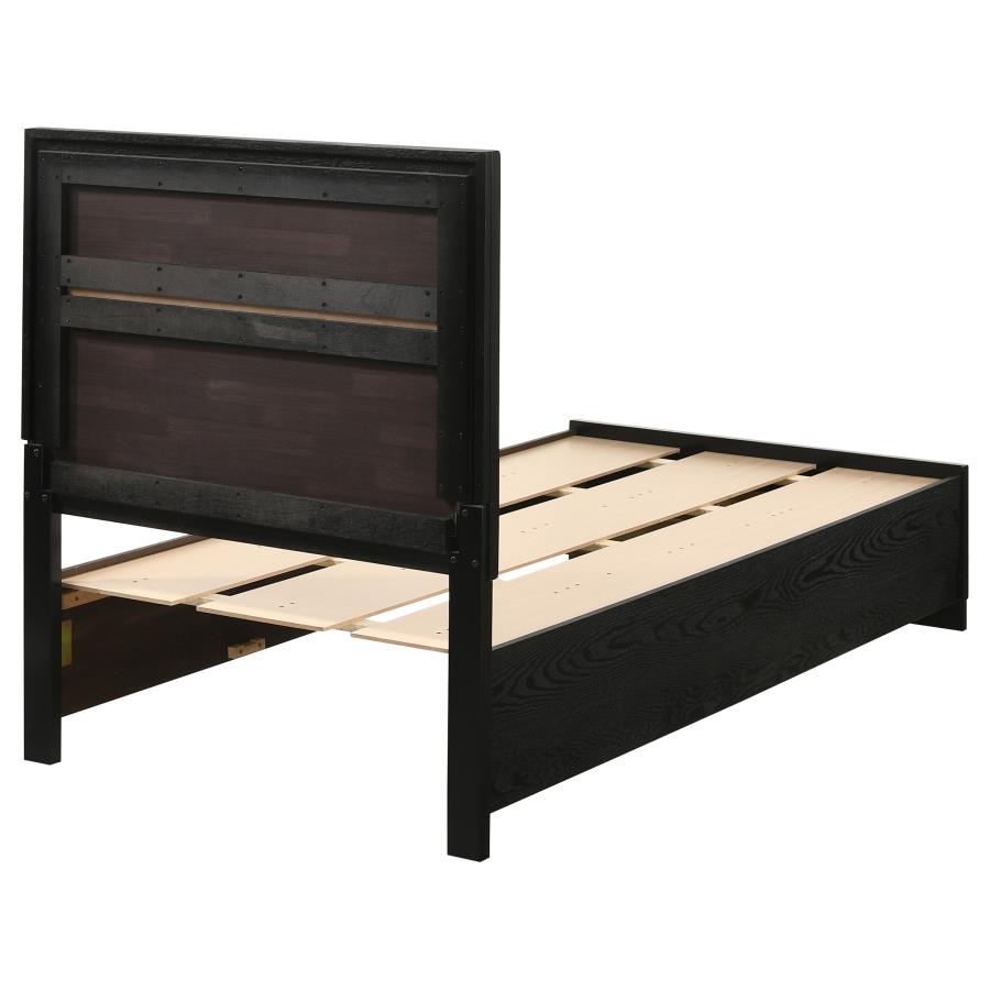 Miranda Black Twin Storage Bed - MyWaynesHome #