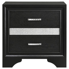 Miranda Black Nightstand - MyWaynesHome #
