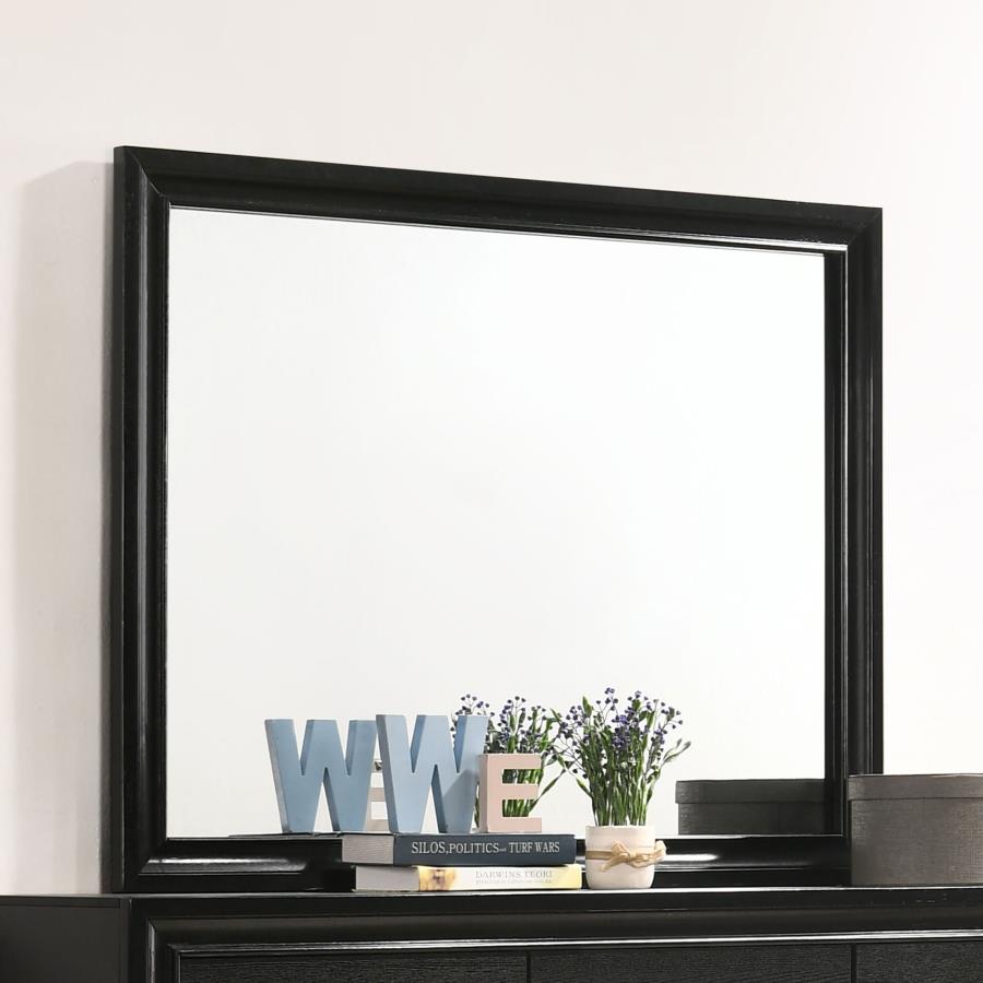 Miranda Black Dresser Mirror - MyWaynesHome #