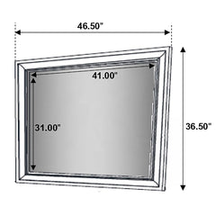 Miranda Black Dresser Mirror - MyWaynesHome #