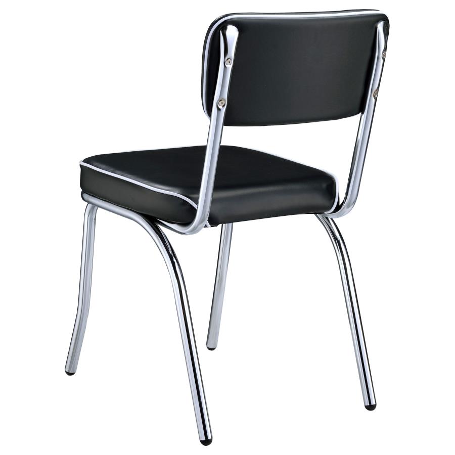 Retro Black 5 Pc Dining Set - MyWaynesHome #