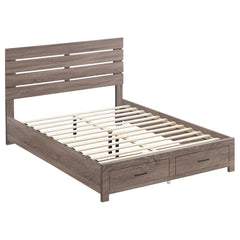 Brantford Brown Queen Bed 5 Pc Set - MyWaynesHome #