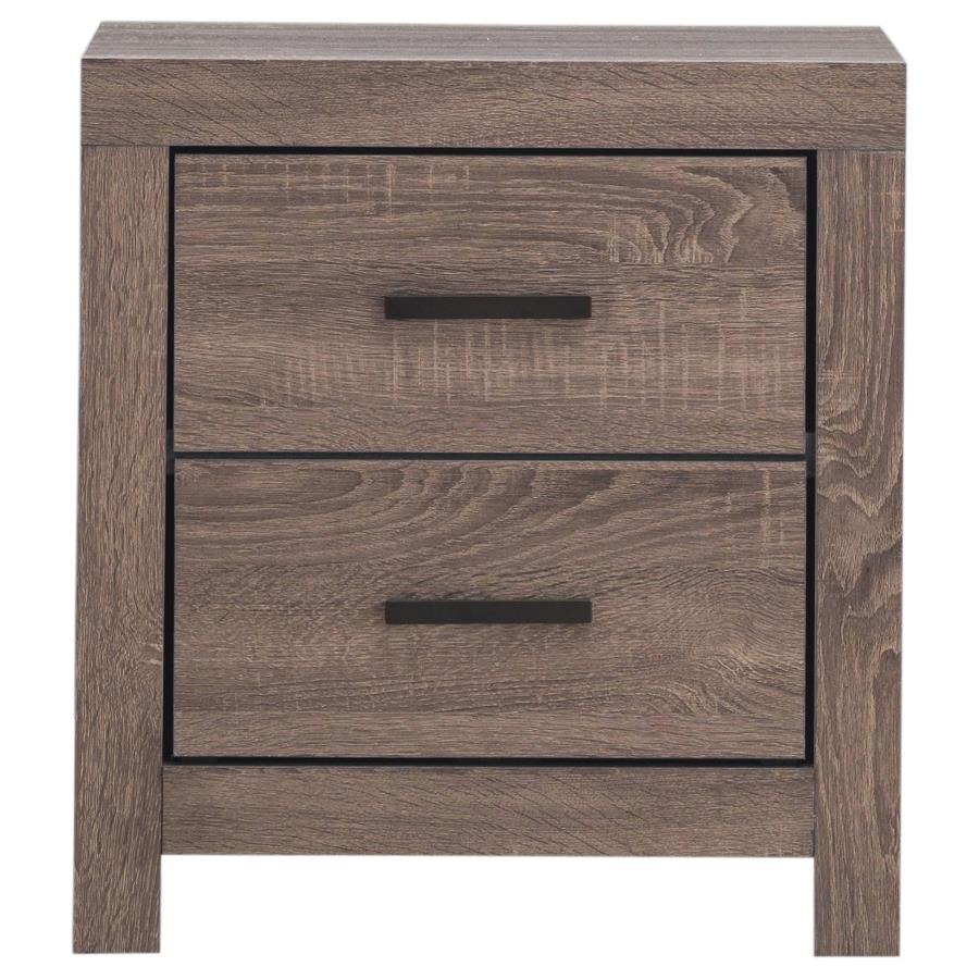 Brantford Brown Queen Bed 5 Pc Set - MyWaynesHome #